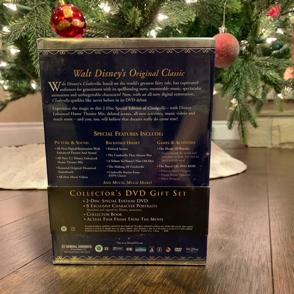 Disney’s Cinderella Special Edition Collector’s DVD gift set 2005 SEALED - Picture 3 of 3